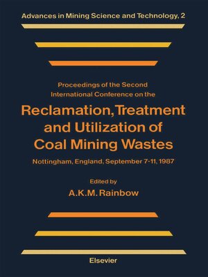 cover image of Reclamation, Treatment and Utilization of Coal Mining Wastes